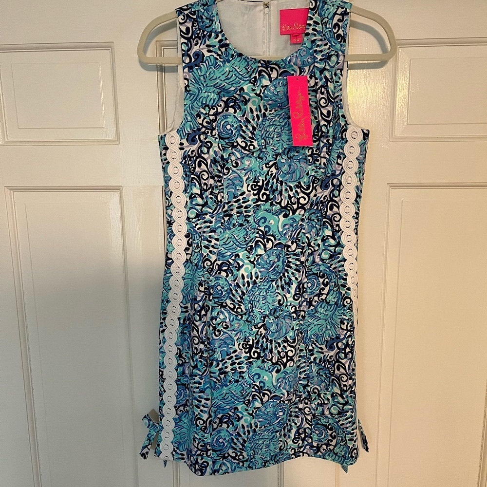 Lilly Pulitzer Mila Stretch Shift In multi Light Aqua